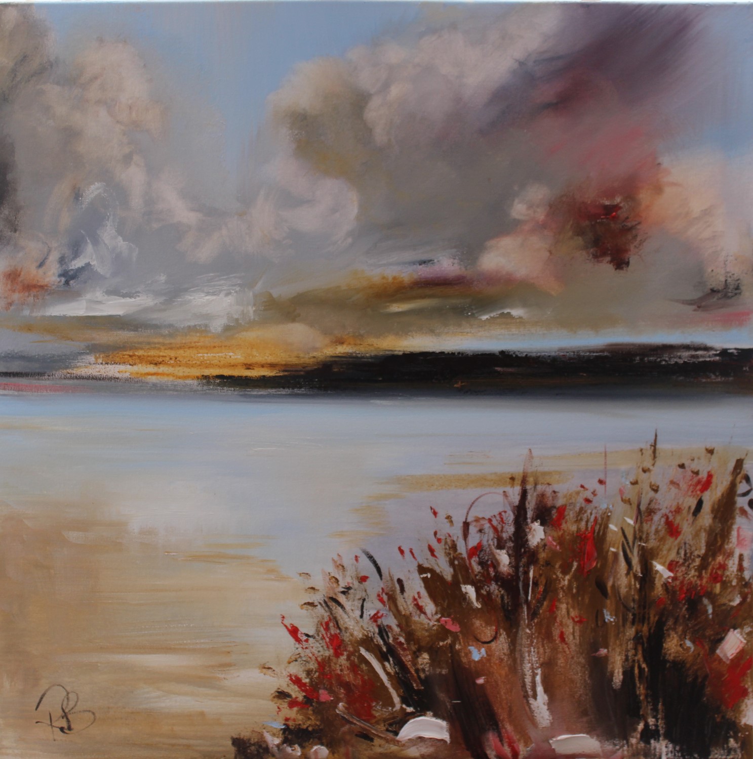 'Autumn At the Beach' by artist Rosanne Barr